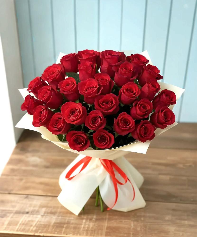 Букет 29 Красных роз в Уссурийске