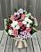 Букет цветов из: Альстромерии, Гвоздики, Розы и Хризантемы в Уссурийске