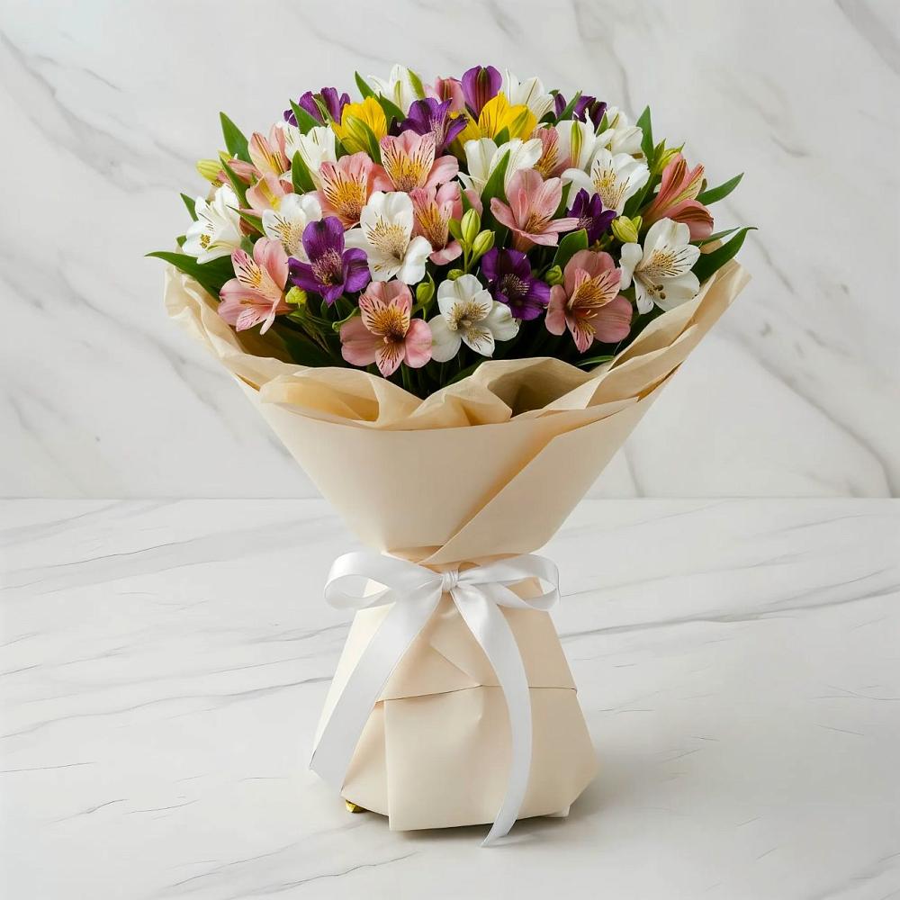 Букет цветов из: Альстромерии в Уссурийске