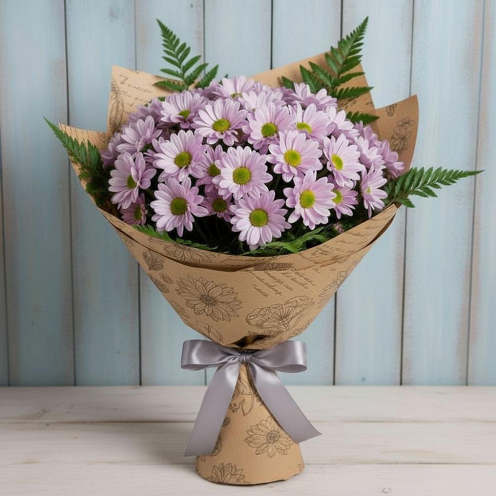 Букет цветов из: Хризантемы в Уссурийске