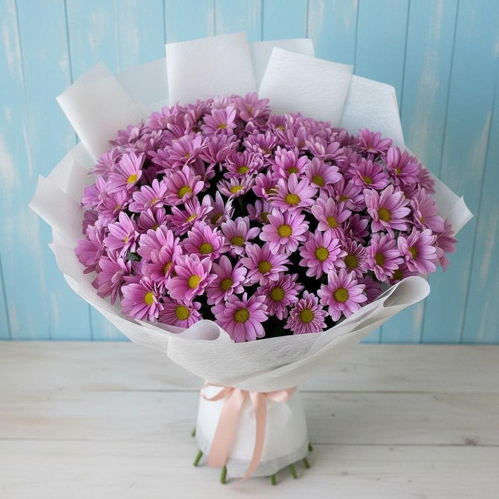 Букет цветов из: Хризантемы в Уссурийске