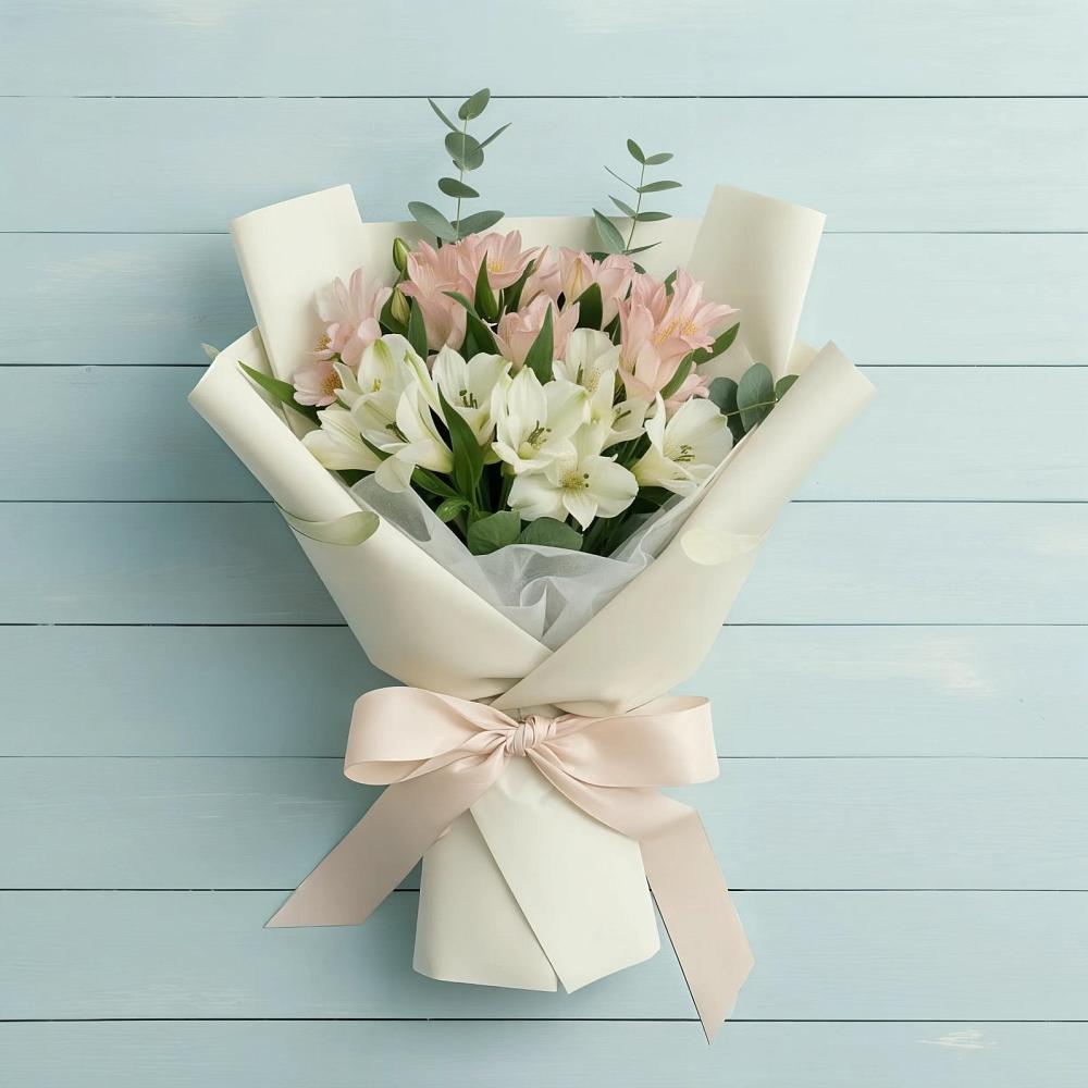 Букет цветов из: Альстромерии в Уссурийске