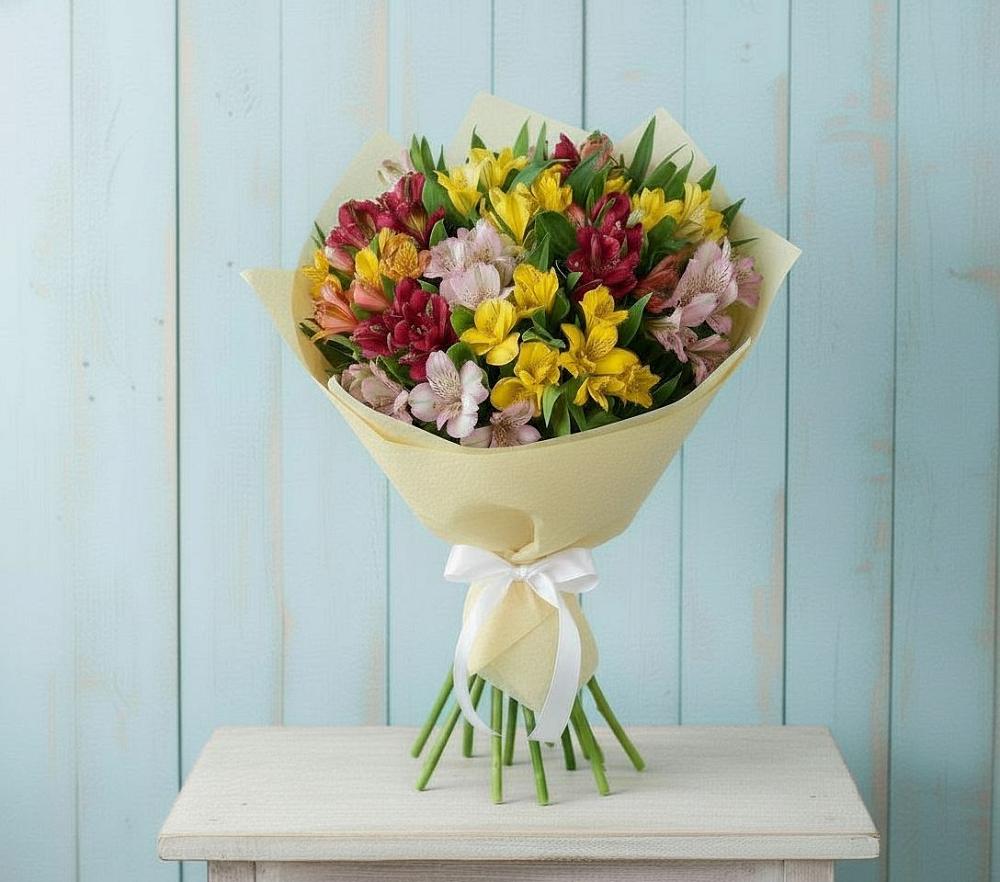 Букет цветов из: Альстромерии в Уссурийске