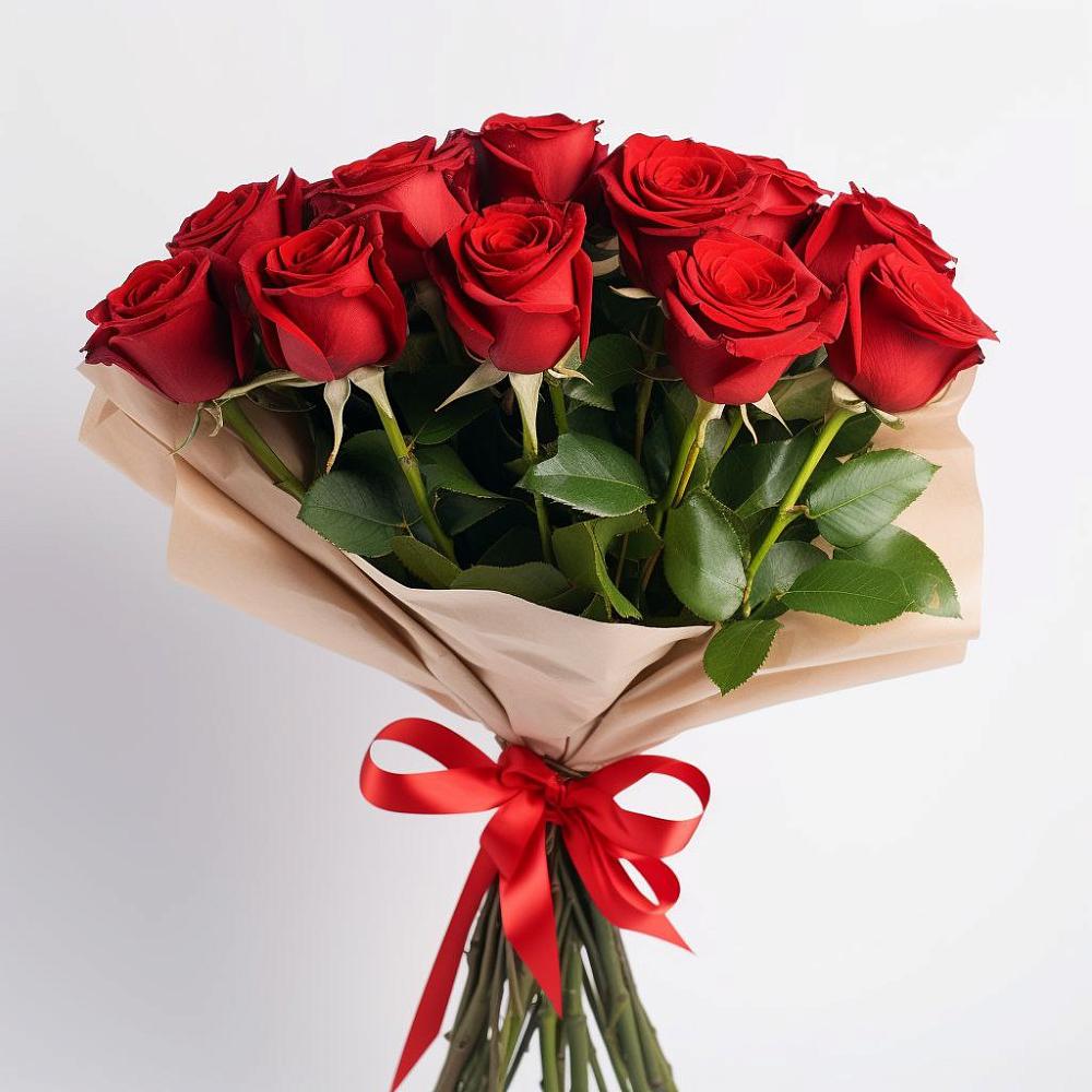 Букет 11 Красных роз Эдлесс Лав в Уссурийске