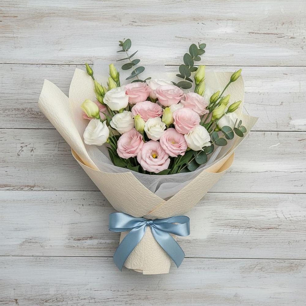 Букет цветов из: Лизиантусы в Уссурийске